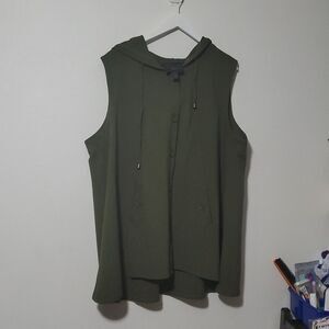 Christian Siriano Olive Green Vest 3X